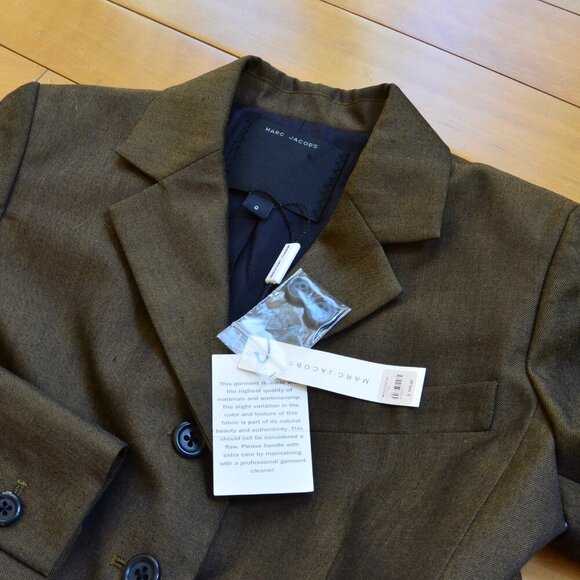 Marc Jacobs Wool Blend Jacket Blazer Size 0 - Picture 11 of 12